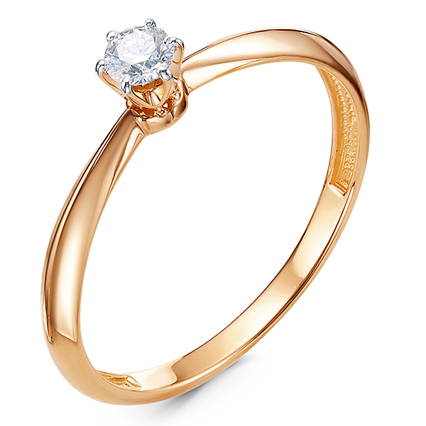 Кольцо, золото, бриллиант, БР111839